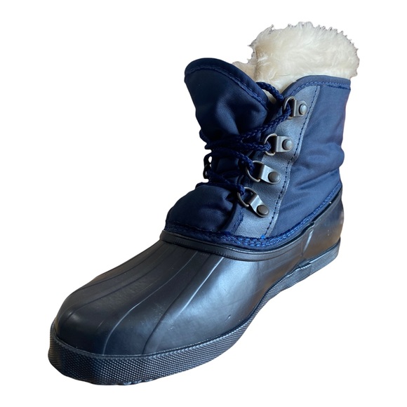 Eddie Bauer Sorel Lined Waterproof Insulated Duck Boots Women’s SIZE 7 Black Y5 - Picture 7 of 11